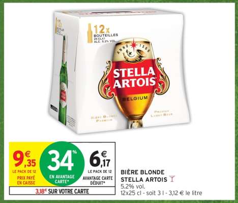 BIÈRE BLONDE STELLA ARTOIS