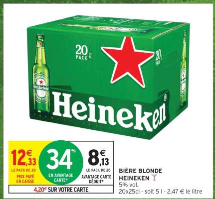 Bière Blonde Heineken*