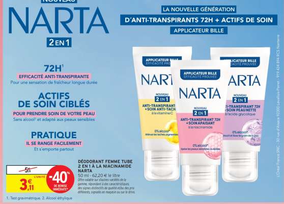 NARTA 2 en 1