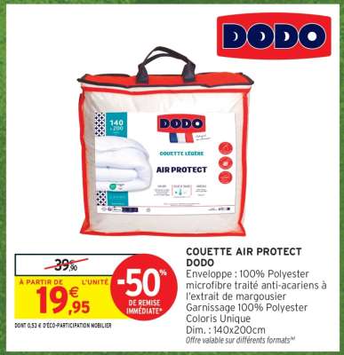 COUETTE AIR PROTECT DODO