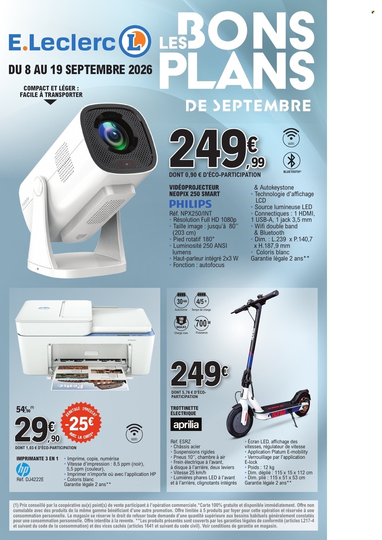 Catalogue E.Leclerc - 08/09/2026 - 19/09/2026. Page 1