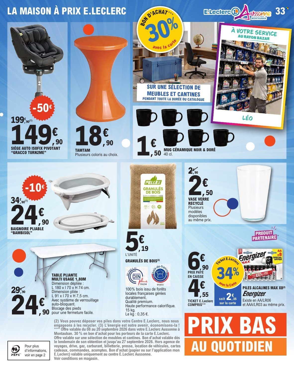Catalogue E.Leclerc - 07/09/2026 - 20/09/2026. Page 33
