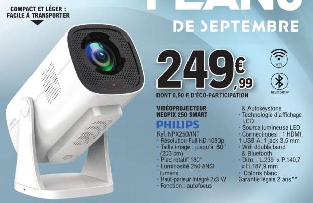 PHILIPS Vidéoprojecteur NEOPIX 250 SMART