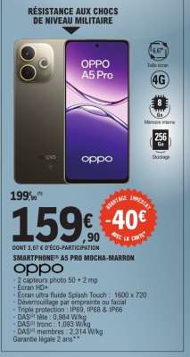 SMARTPHONE A5 PRO MOCHA-MARRON