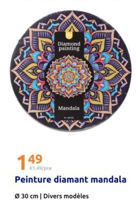 Peinture diamant mandala