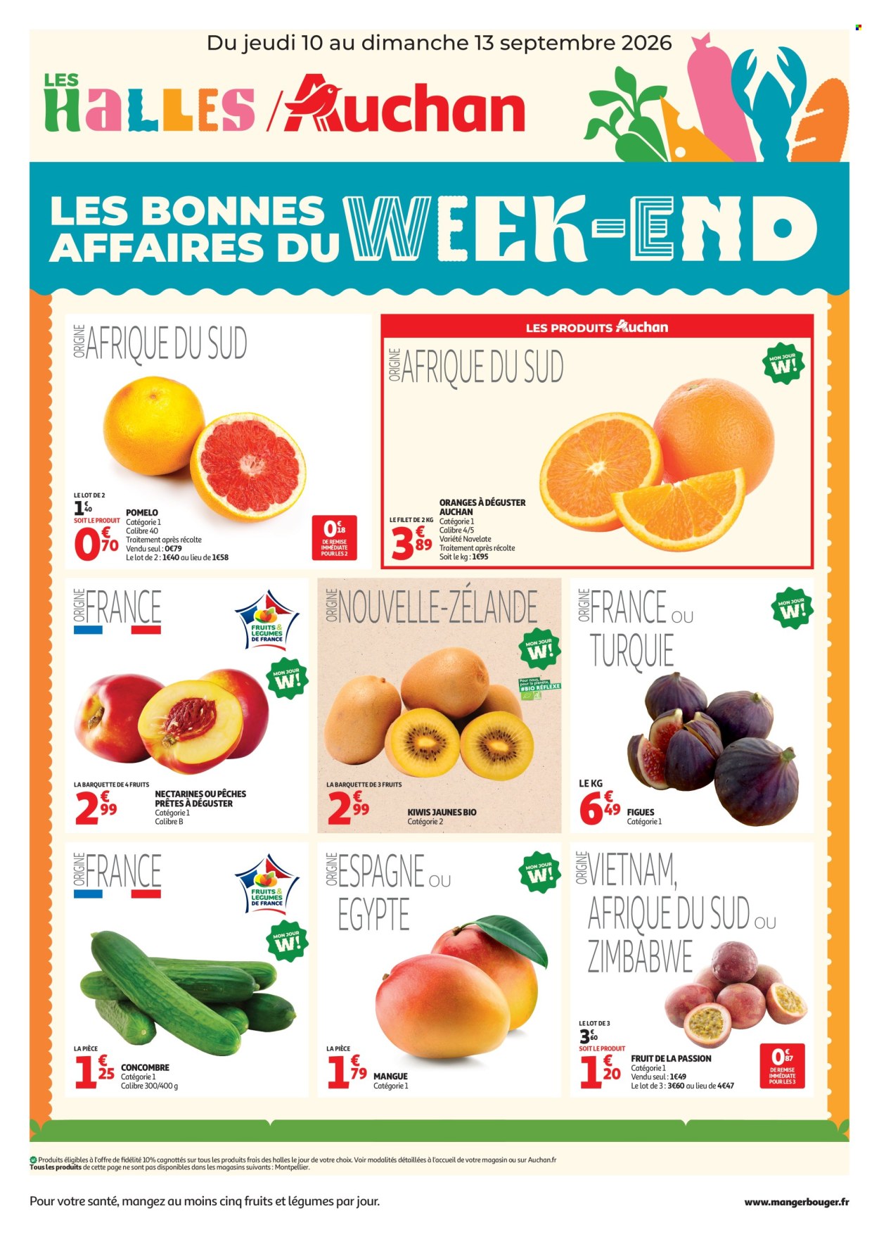 Catalogue Auchan - 10/09/2026 - 13/09/2026. Page 1