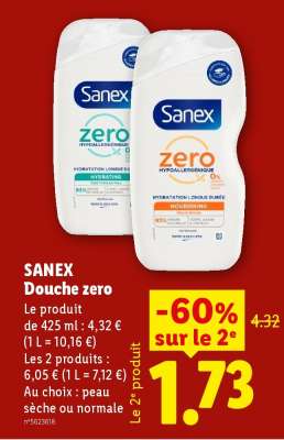 SANEX Douche zero