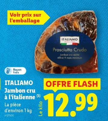 ITALIAMO Jambon cru à l'italienne