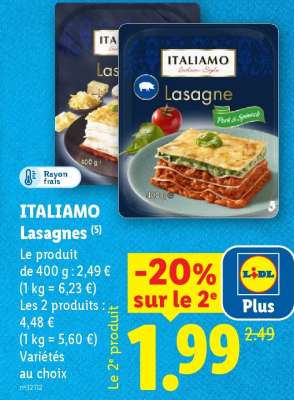 ITALIAMO Lasagnes