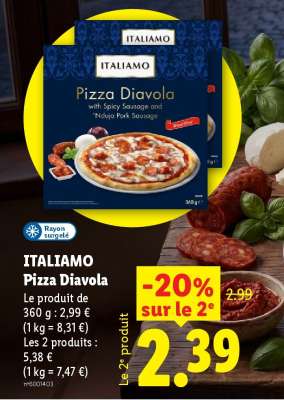 ITALIAMO Pizza diavola