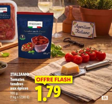 ITALIAMO Tomates tendres aux épices