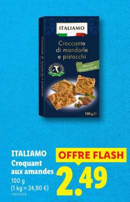 ITALIAMO Croquant aux amandes