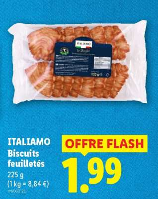 ITALIAMO Biscuits feuilletés