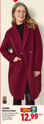 ESMARA Manteau femme