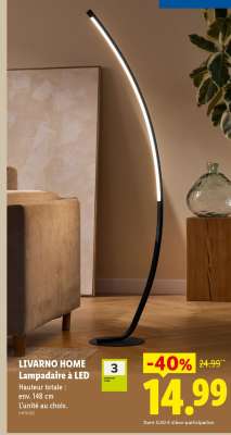 LIVARNO home Lampadaire à LED