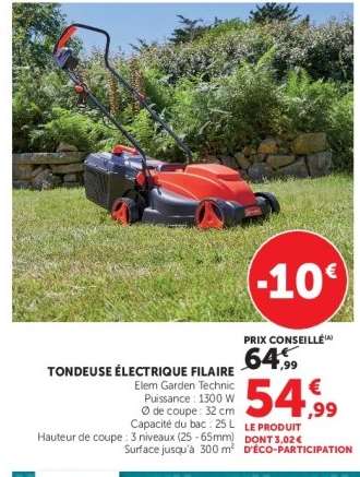 Tondeuse Electrique Filaire