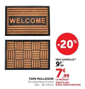 Tapis Paillasson