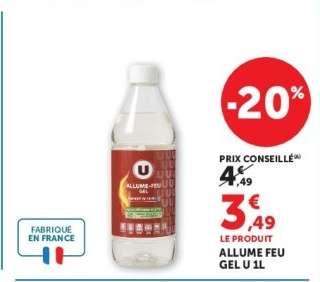 ALLUME FEU GEL U 1L