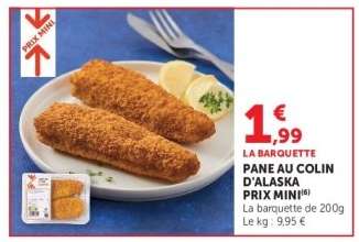 PANE AU COLIN D'ALASKA