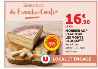 Morbier AOP L'Age d'Or Les Monts de Joux