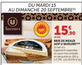 BRIE DE MEAUX AOP U SAVEURS