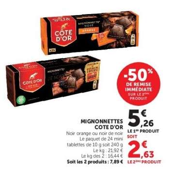 MIGNONNETTES COTE D'OR