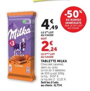 TABLETTE MILKA