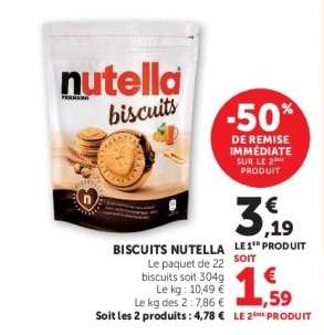 Biscuits Nutella