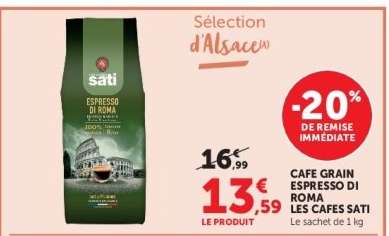CAFE GRAIN ESPRESSO DI ROMA LES CAFES SATI