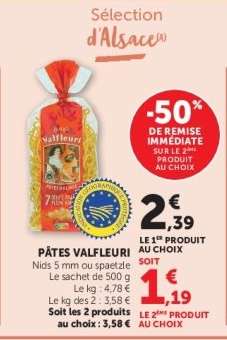 PÂTES "VALFLEURI"