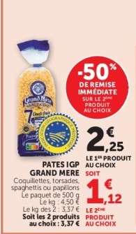PÂTES IGP GRAND MERE