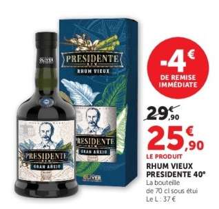 RHUM VIEUX PRESIDENTE 40°