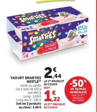 Yaourt Smarties Nestlé