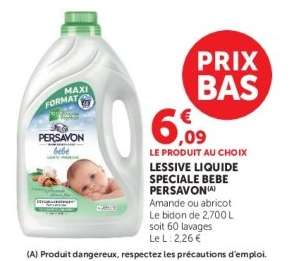 Lessive Liquide Spéciale Bébé Persavon