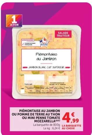 PIÉMONTAISE AU JAMBON