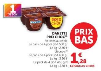 DANETTE "Prix Choc"