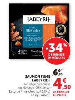 SAUMON FUMÉ LABEYRIE