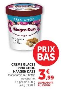 Crème glacée "Prix Choc" HAAGEN-DAZS