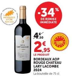 BORDEAUX AOP ROUGE CHATEAU LARY LACOMBE 2024
