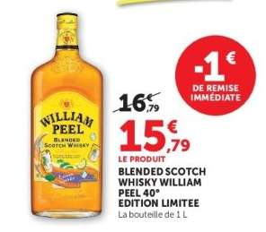 Blended Scotch Whisky William Peel 40° Édition Limitée