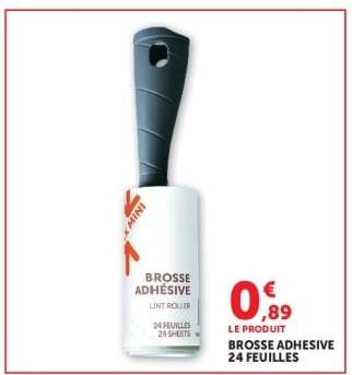 Brosse Adhésive 24 Feuilles