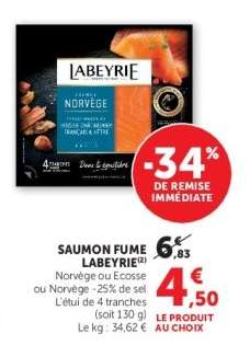 SAUMON FUMÉ LABEYRIE