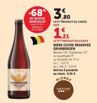 BIERE CUVEE RESERVEE GRIMBERGEN