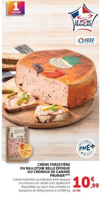 CRÈME FORESTIÈRE OU BALLOTINE BELLE EPOQUE OU CRÉMEUX DE CANARD PRUNIER
