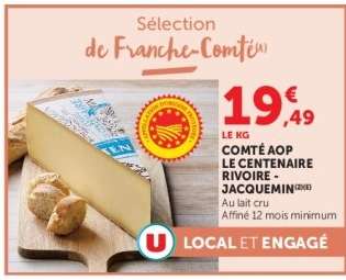 Comté AOP Le Centenaire Rivoire Jacquemin