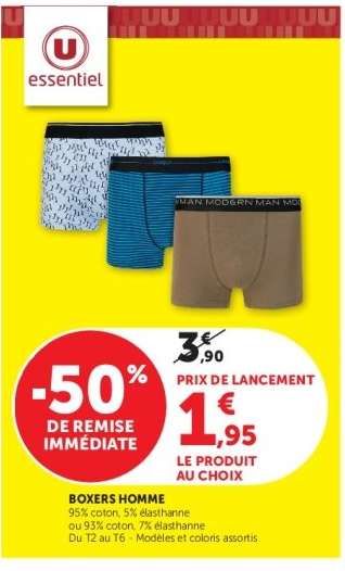 Boxers homme