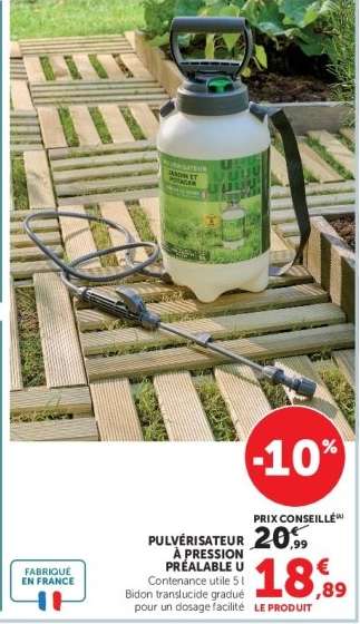 Pulvérisateur à pression préalable U