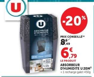 ABSORBEUR D'HUMIDITE U 20M²