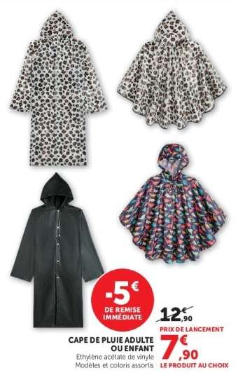 CAPE DE PLUIE ADULTE OU ENFANT