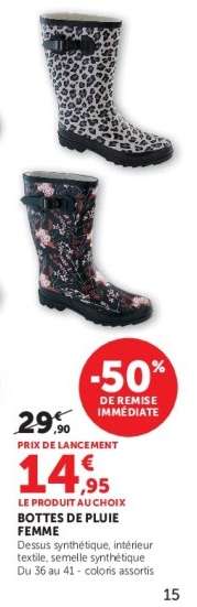 Bottes de pluie femme